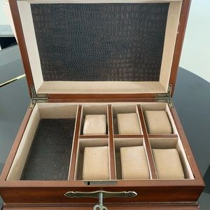 Watches case , solid wood